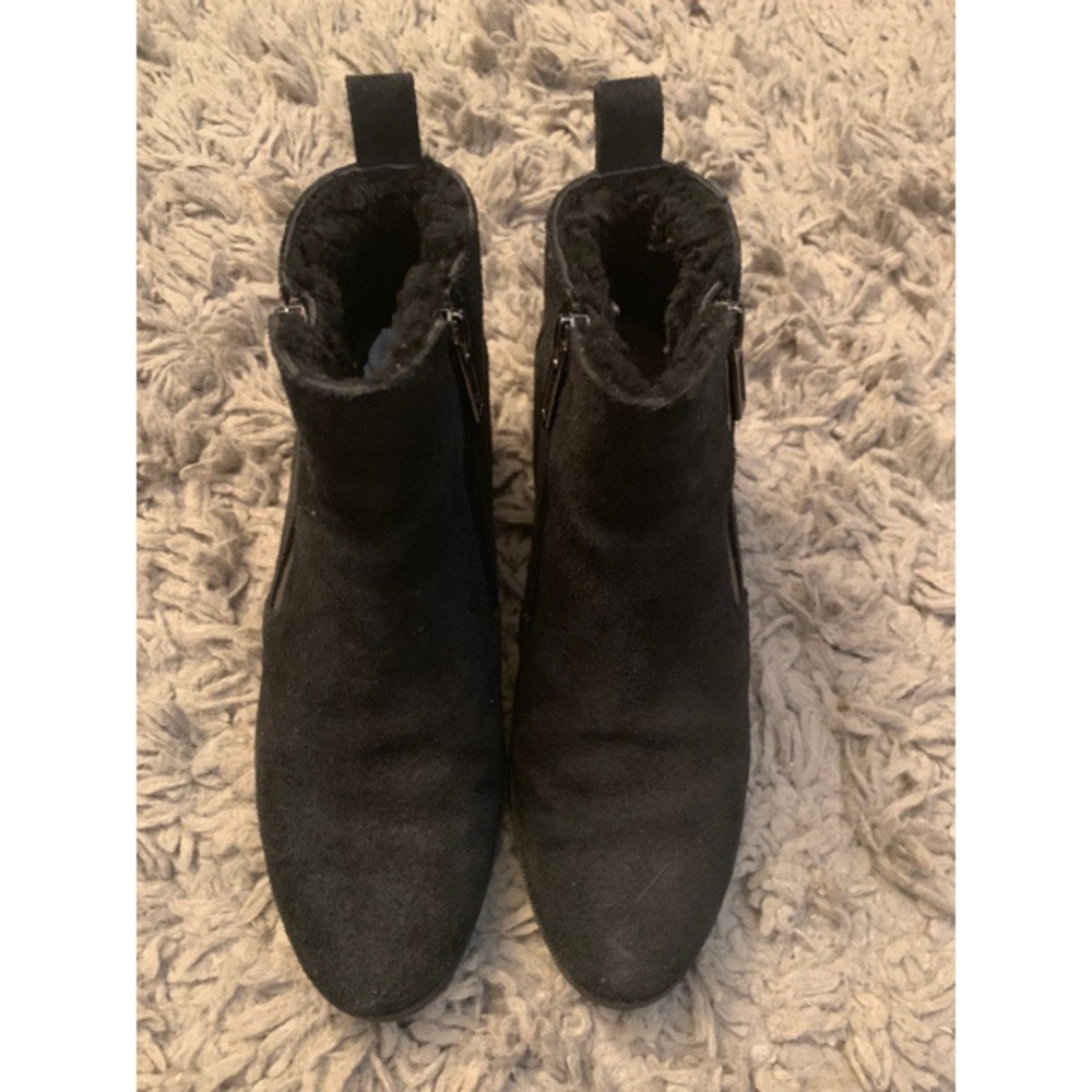 Suede water resistant booties